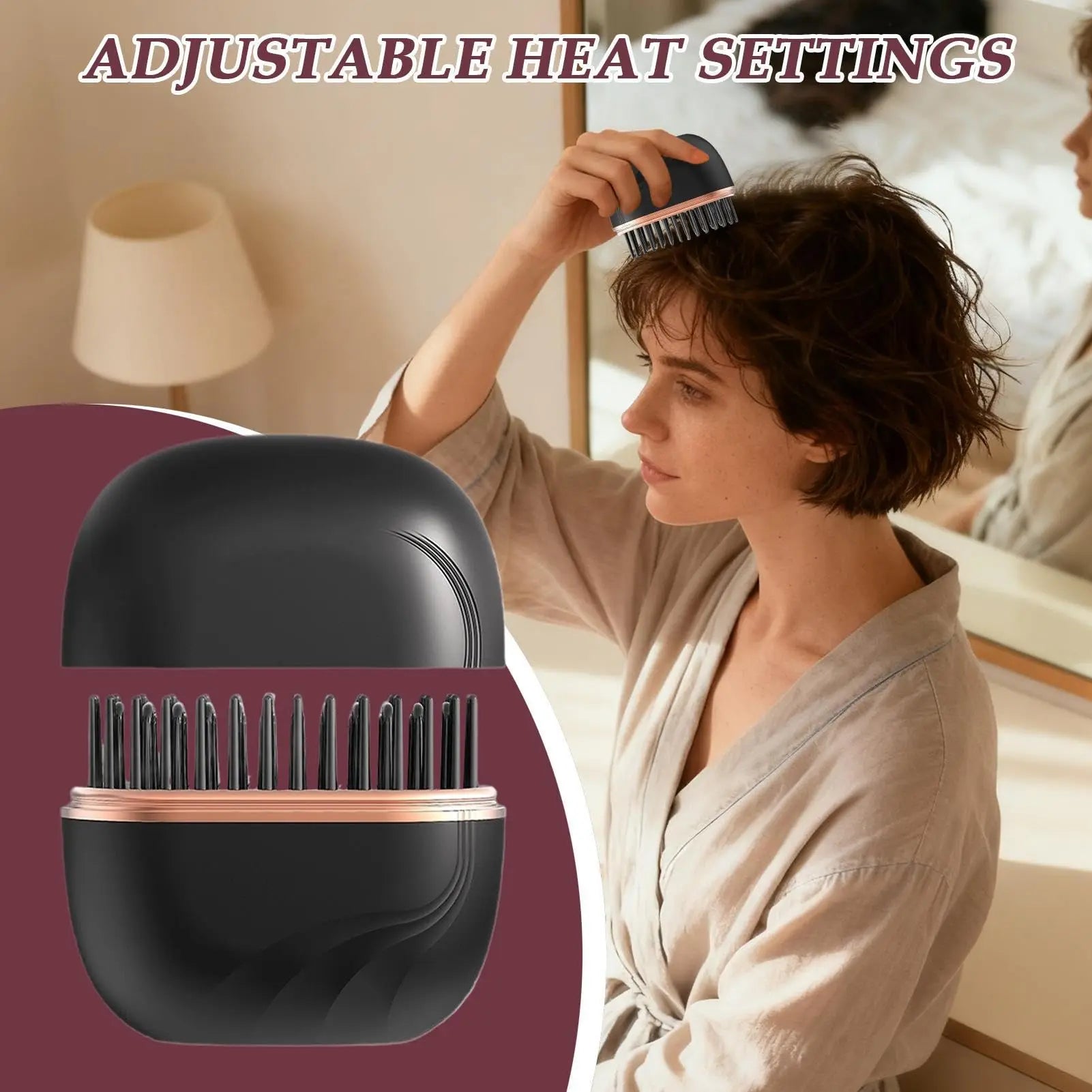 InstantSleek Brush Hair Straigtener